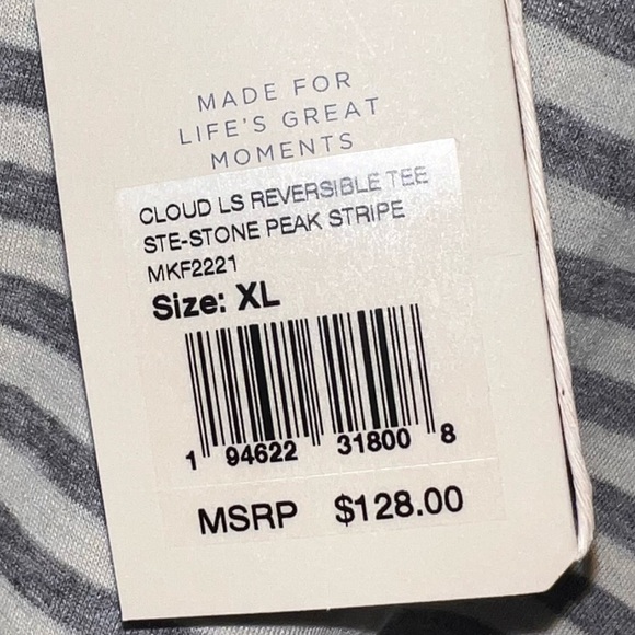 $128 Faherty long sleeve reversible shirt tee super soft XL - Picture 5 of 14